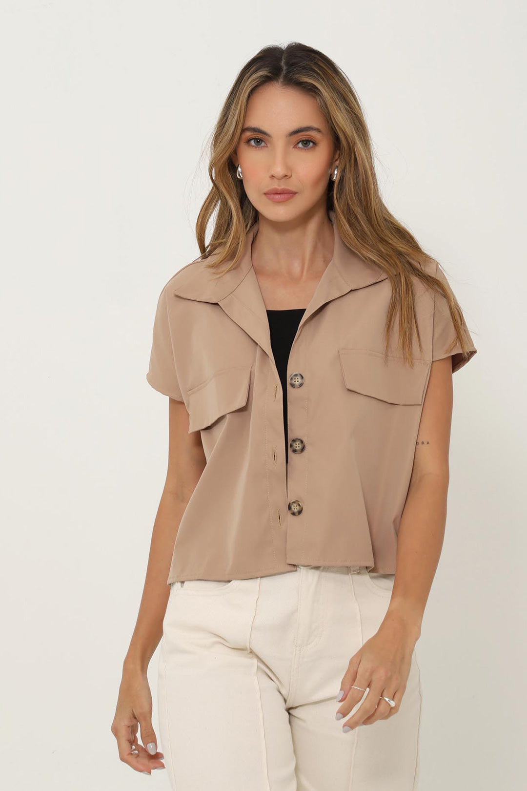 Camisa Leonora Camel