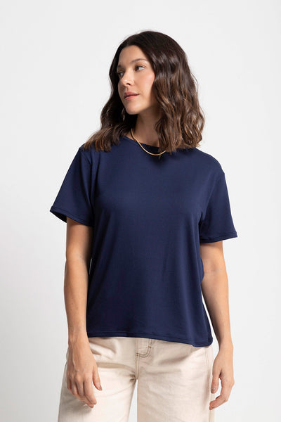 Camiseta Rita Azul Navy