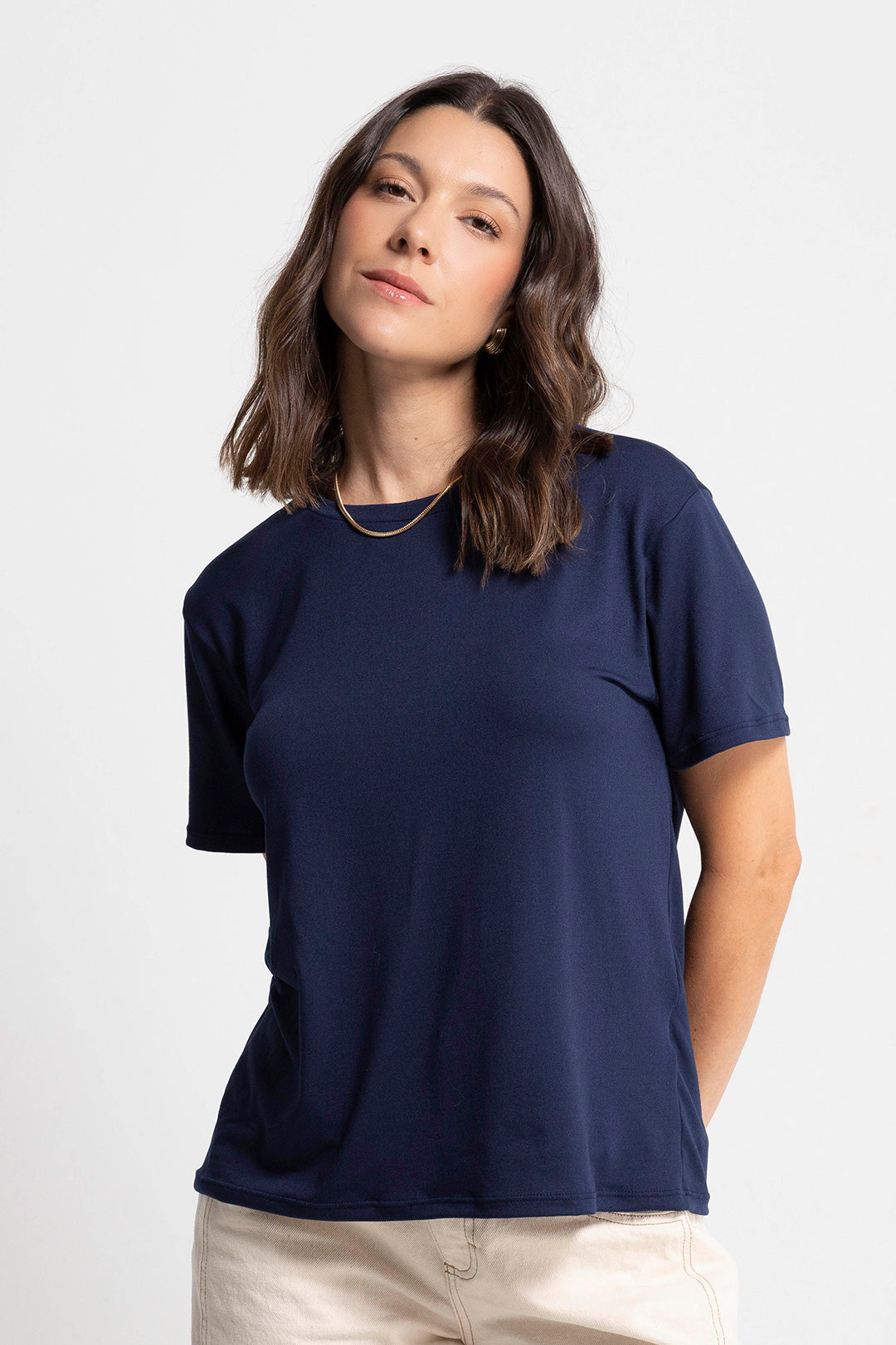 Camiseta Rita Azul Navy