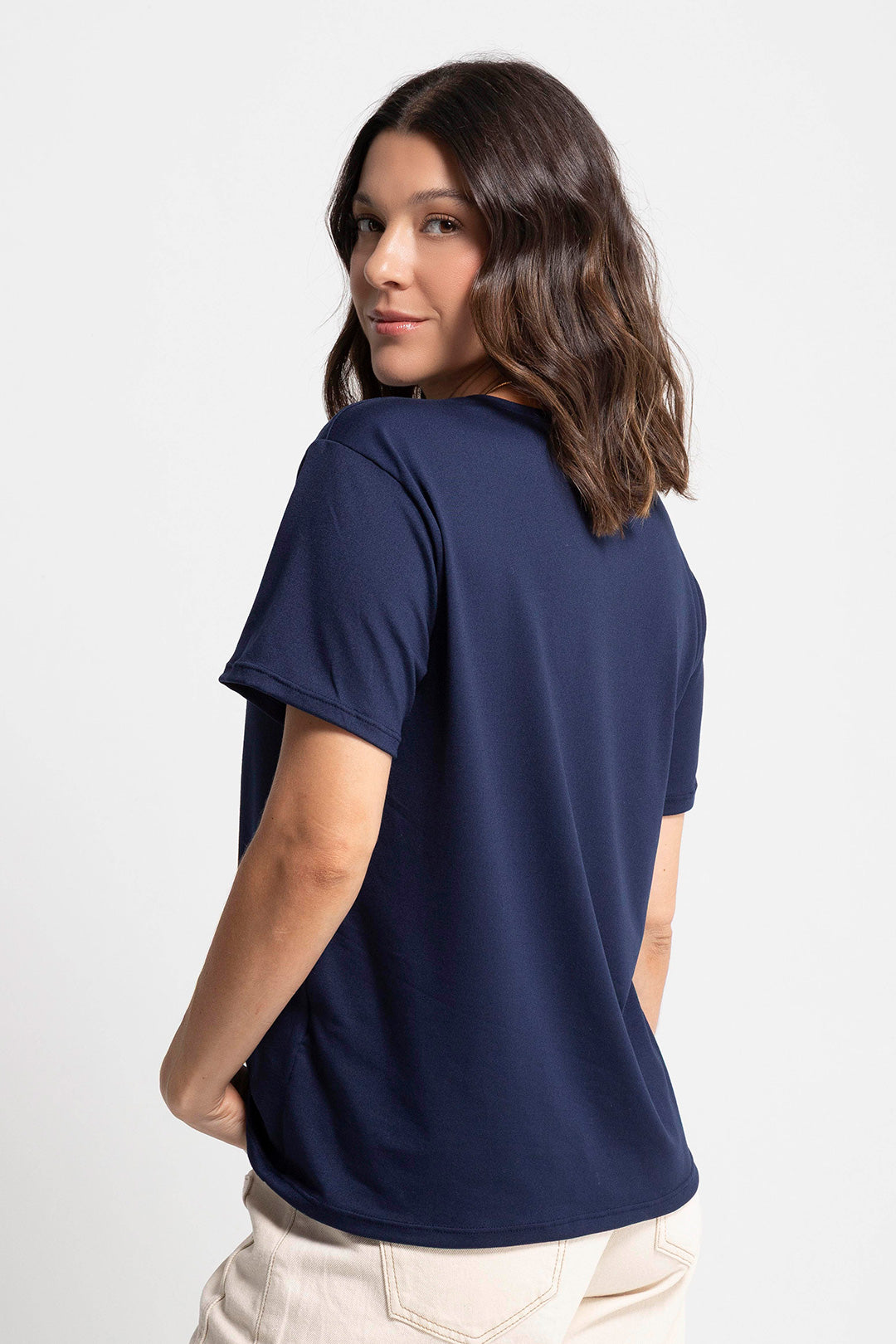 Camiseta Rita Azul Navy