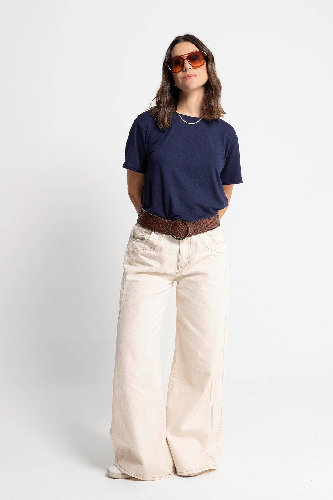 Camiseta Rita Azul Navy