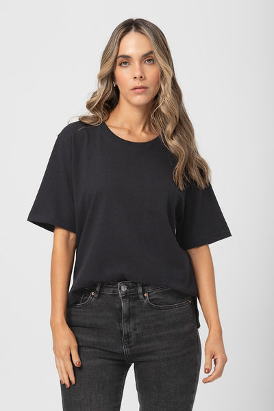 Camiseta Boxy Negra