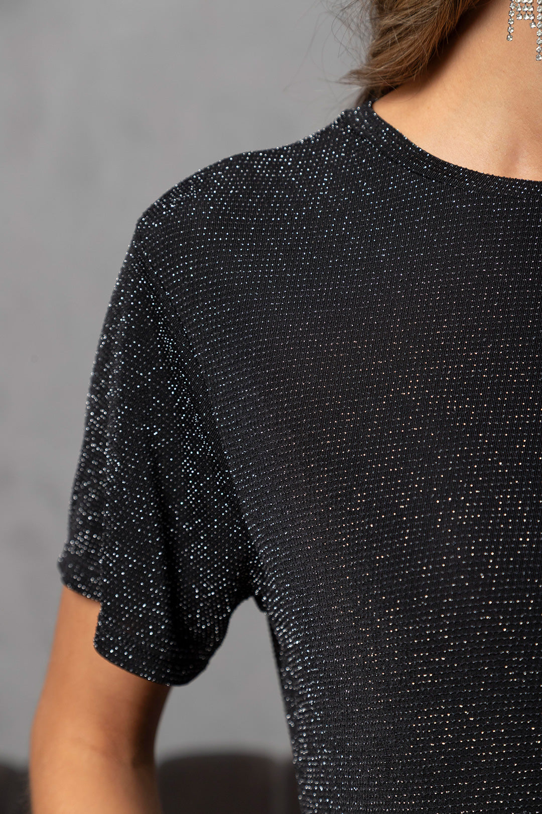 Camiseta Brillante Negra