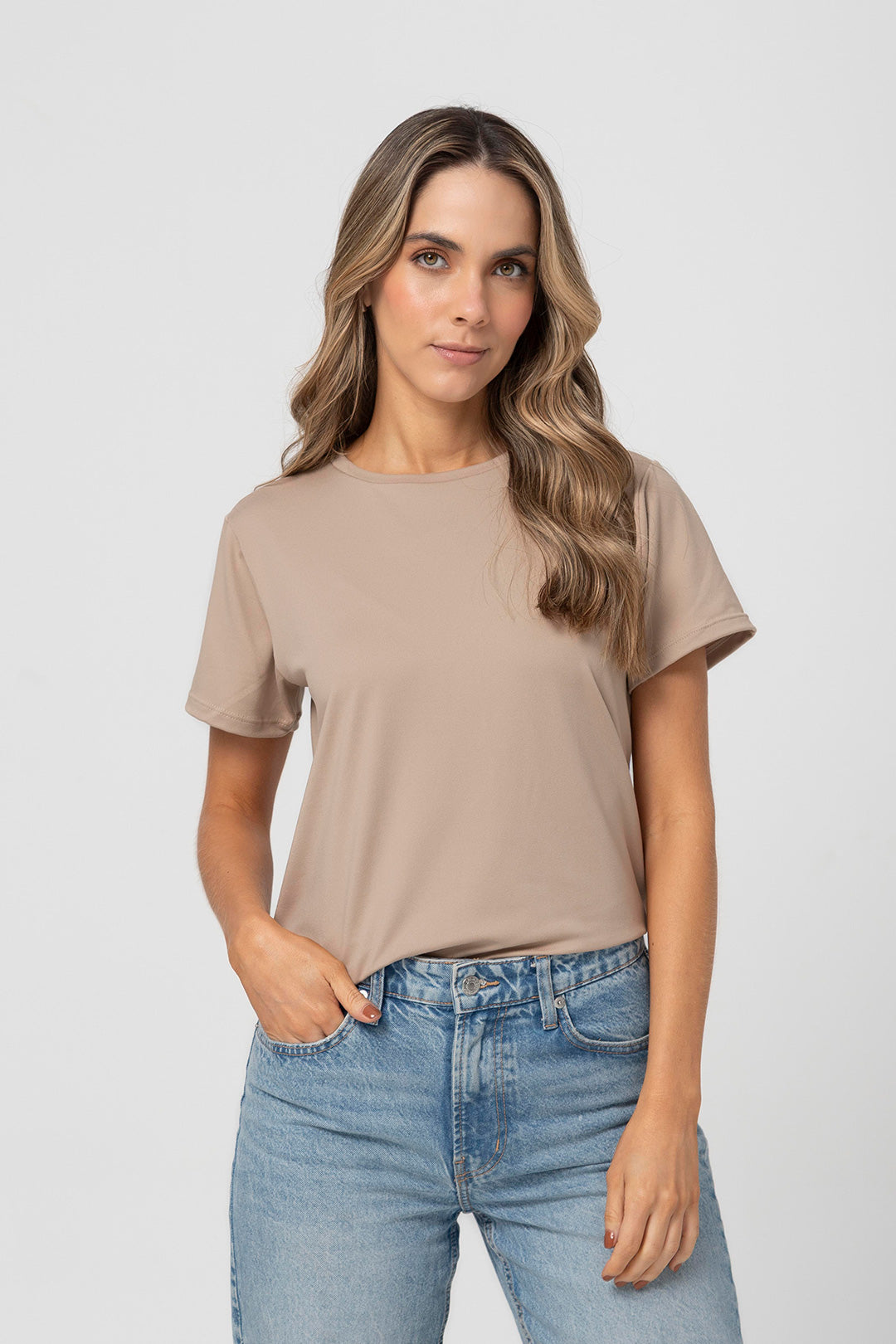 Camiseta Rita Beige