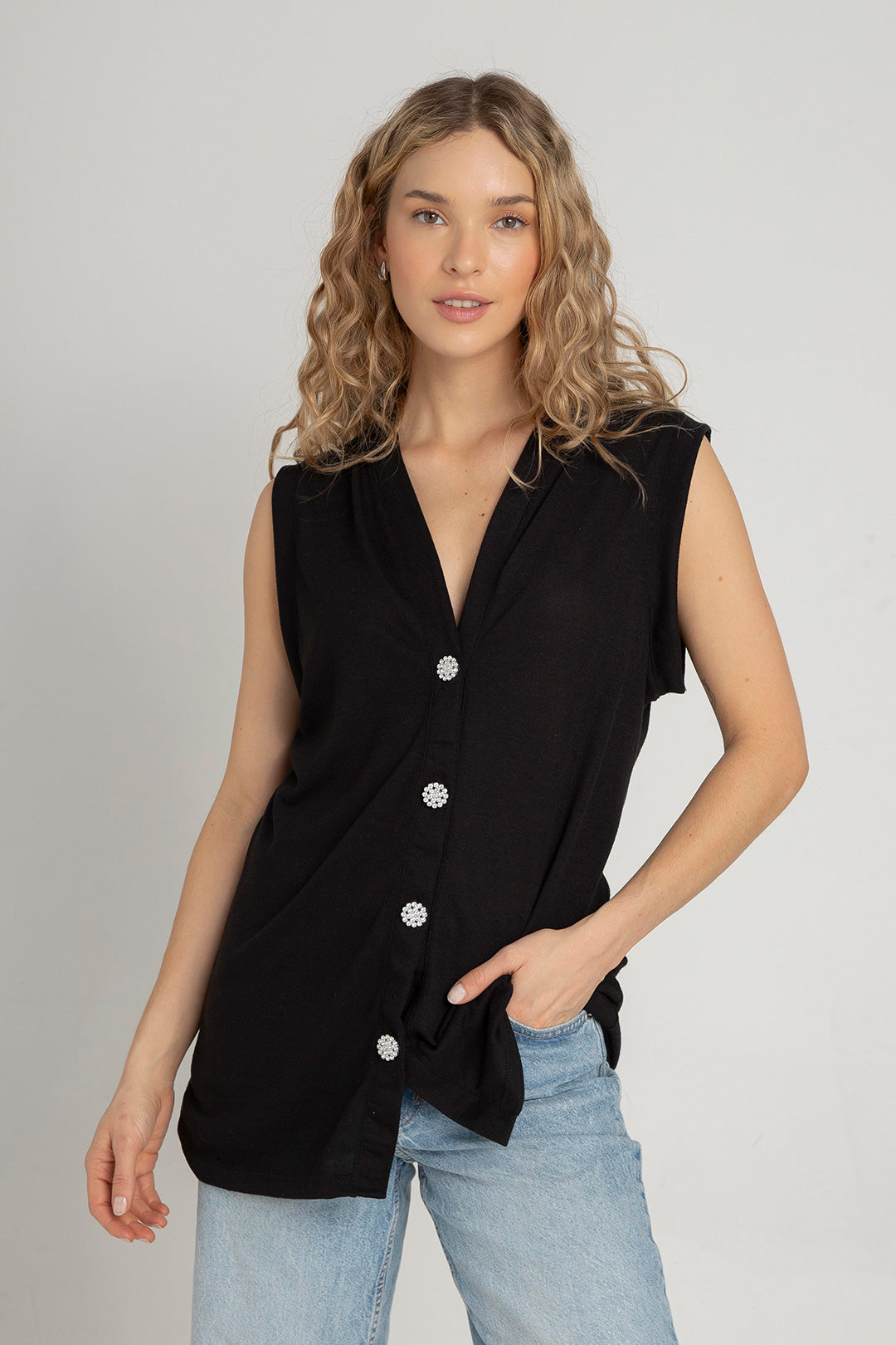 Chaleco Victoria Negro