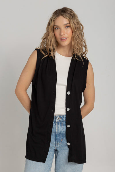 Chaleco Victoria Negro