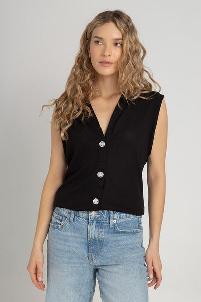Chaleco Victoria Negro