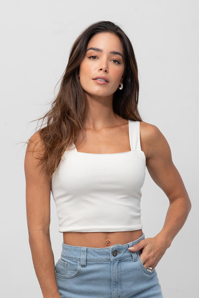 Croptop Lirio Marfil