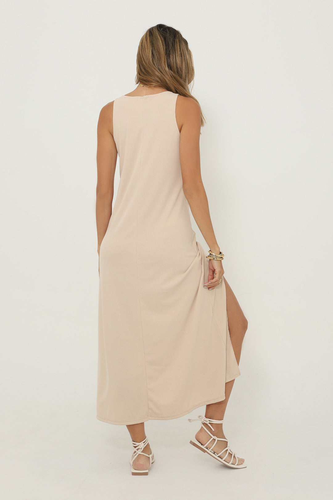 Vestido Samantha Beige