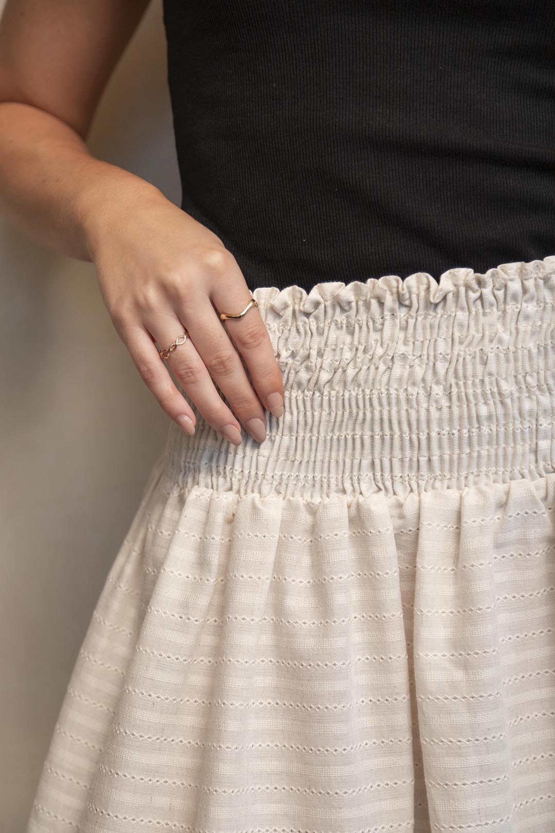 Falda Nia Beige