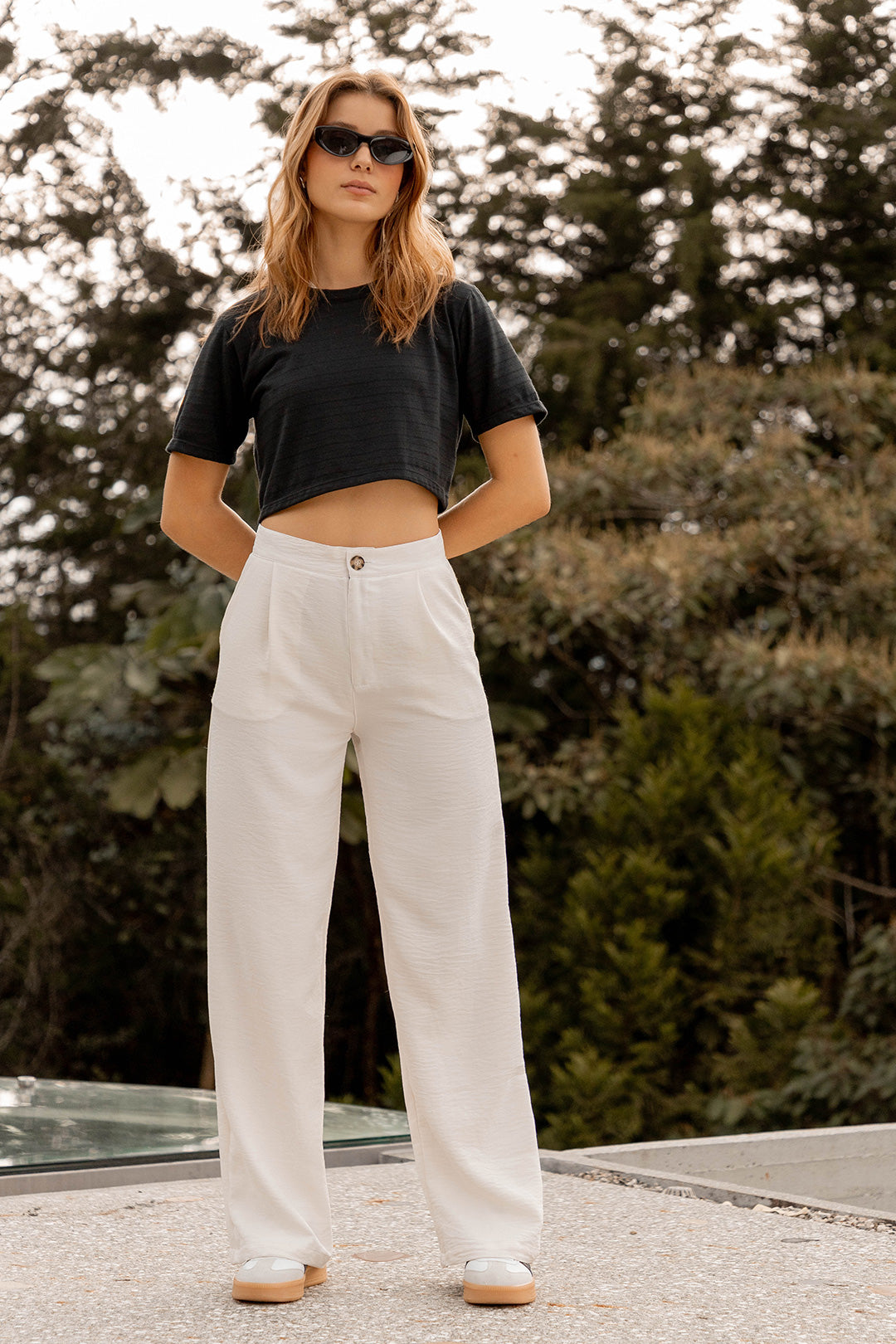 Pantalón Bruna Beige Equilibrio