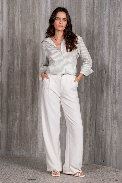 Pantalón Bruna Beige Equilibrio